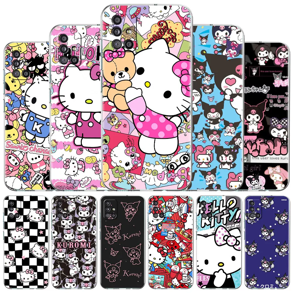 Kulowmi Hello Cat Cute Case For Samsung Galaxy A12 A32 A52 4G 5G A02s A72 A21s A31 A41 A51 A71 A20s A20e Soft Fundas Cover 
Kulowmi Hello Cat Cute Case For Samsung Galaxy A12 A32 A52 4G 5G A02s A72 A21s A31 A41 A51 A71 A20s A20e Soft Fundas Cover
