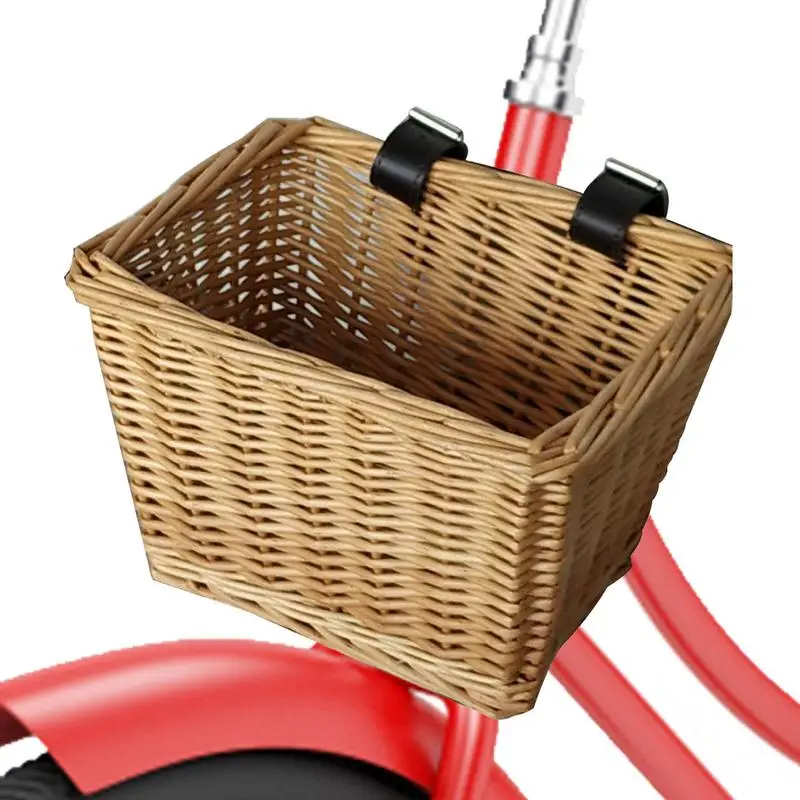Bicycle Basket Hand Made Rattan Square Child Bicycle Basket Front Handle Mount For Student Cycling Supplies Storage Bag Dropship
Bicycle Basket Hand Made Rattan Square Child Bicycle Basket Front Handle Mount For Student Cycling Supplies Storage Bag Dropship