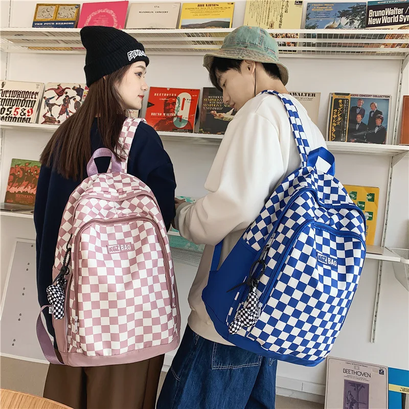 Women Travel Backpacks Waterproof Plaid Nylon School Backpack with zipper for Student Large capacity bags free shipping
Women Travel Backpacks Waterproof Plaid Nylon School Backpack with zipper for Student Large capacity bags free shipping