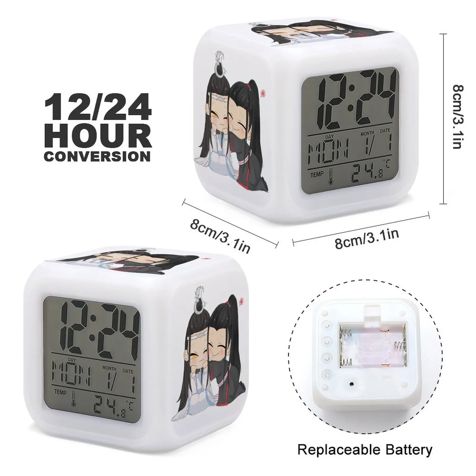 The Untamed The Untamedirt DIY Mute Unique Home Decoration New Colorful Color Changing Alarm Clock LED Display Office Humor Gra
The Untamed The Untamedirt DIY Mute Unique Home Decoration New Colorful Color Changing Alarm Clock LED Display Office Humor Gra