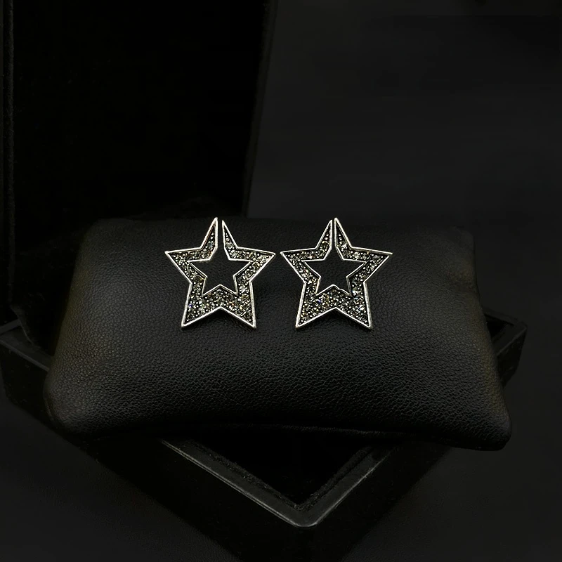 Retro Style Five-Pointed Star Ear Stud Earrings Geometric Simple Special Earrings All-Matching Graceful Earrings Jewelry Gifts
Retro Style Five-Pointed Star Ear Stud Earrings Geometric Simple Special Earrings All-Matching Graceful Earrings Jewelry Gifts