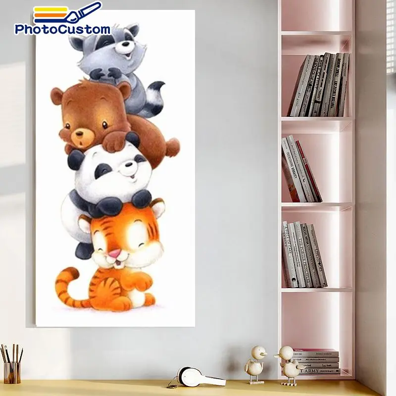 PhotoCustom Paint By Number Animals Drawing On Canvas HandPainted Painting Art Gift DIY Pictures By Number Tiger Kits Home Decor
PhotoCustom Paint By Number Animals Drawing On Canvas HandPainted Painting Art Gift DIY Pictures By Number Tiger Kits Home Decor