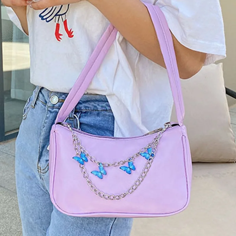 PU Leather Small Women Wallet Retro Fashion Solid Color Butterfly Chain Women Short Shoulder Underarm Bags Mini Zipper HandBag
PU Leather Small Women Wallet Retro Fashion Solid Color Butterfly Chain Women Short Shoulder Underarm Bags Mini Zipper HandBag
