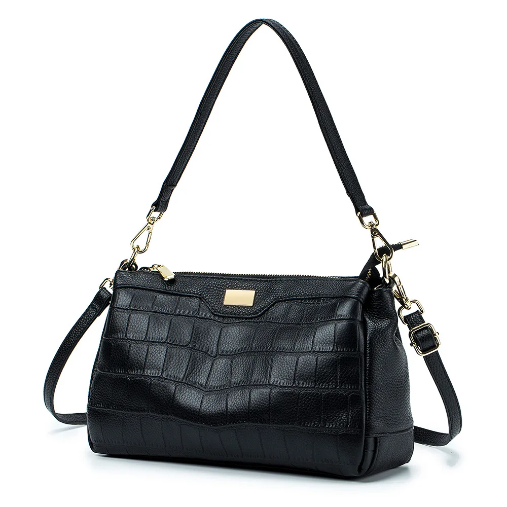 

Senior sense of niche design baguette bag leather women's bag new fashion armpit bag single shoulder bag female Tote bag