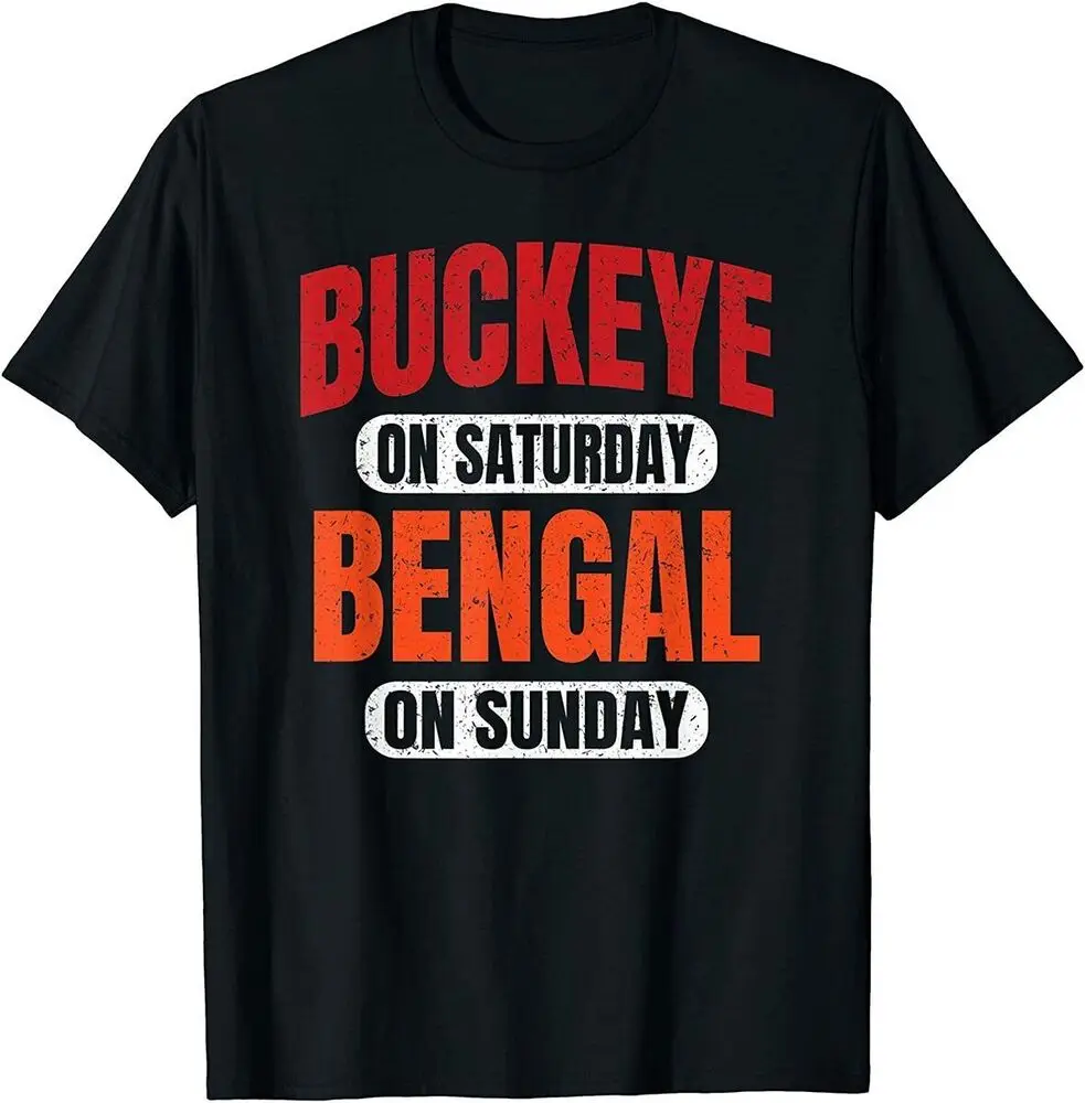Buckeye On Saturday Bengal On Sunday Vintage T-Shirt Size S-5Xl
Buckeye On Saturday Bengal On Sunday Vintage T-Shirt Size S-5Xl