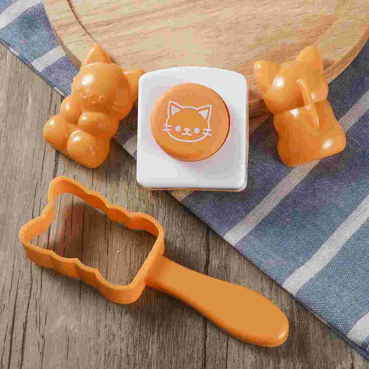 Cat Shape Rice Mold Onigiri Maker Mold Sushi Mold with Roasted Seaweed Embossers DIY Kitchen Tool Set
Cat Shape Rice Mold Onigiri Maker Mold Sushi Mold with Roasted Seaweed Embossers DIY Kitchen Tool Set