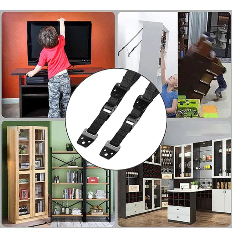 Baby Safety Anti-Tip Straps For Flat TV And Furniture Wall Strap Child Lock Protection From Children Products For Kids 1pc
Baby Safety Anti-Tip Straps For Flat TV And Furniture Wall Strap Child Lock Protection From Children Products For Kids 1pc