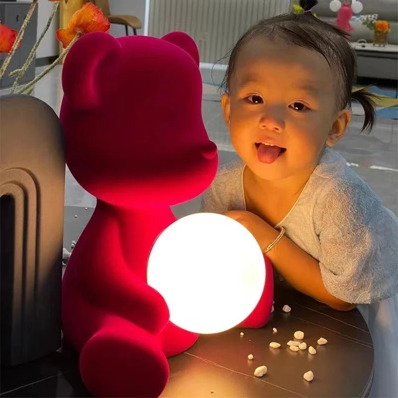 Children's Table Lights Cartoon Bear Warm Cute Led Bedside Lamps Bedroom Boy and Girl Birthday Gift Ornaments Home Deco
Children's Table Lights Cartoon Bear Warm Cute Led Bedside Lamps Bedroom Boy and Girl Birthday Gift Ornaments Home Deco