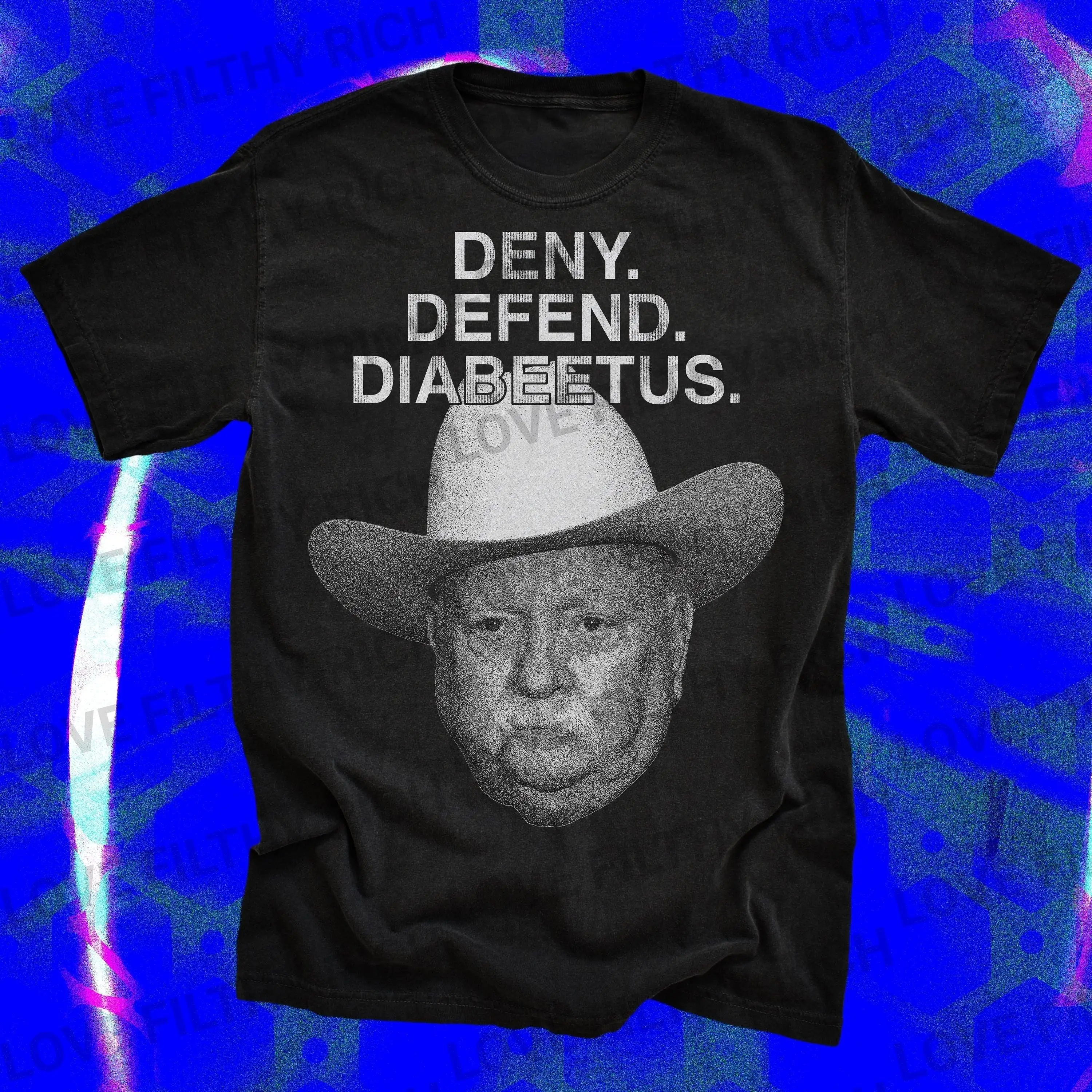 Футболка Diabeetus Забавный мем для диабета Wilford Brimley Шутка Юмор Осведомленность