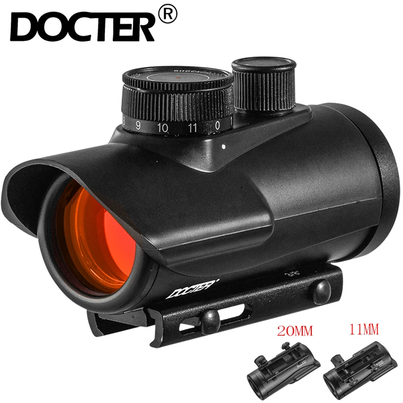 Docter Red Dot Sight 1X30mm Scope Holographic 11mm & 20mm Weaver Rail Mount for Tactical Hunting Optics 5-0040
Docter Red Dot Sight 1X30mm Scope Holographic 11mm & 20mm Weaver Rail Mount for Tactical Hunting Optics 5-0040