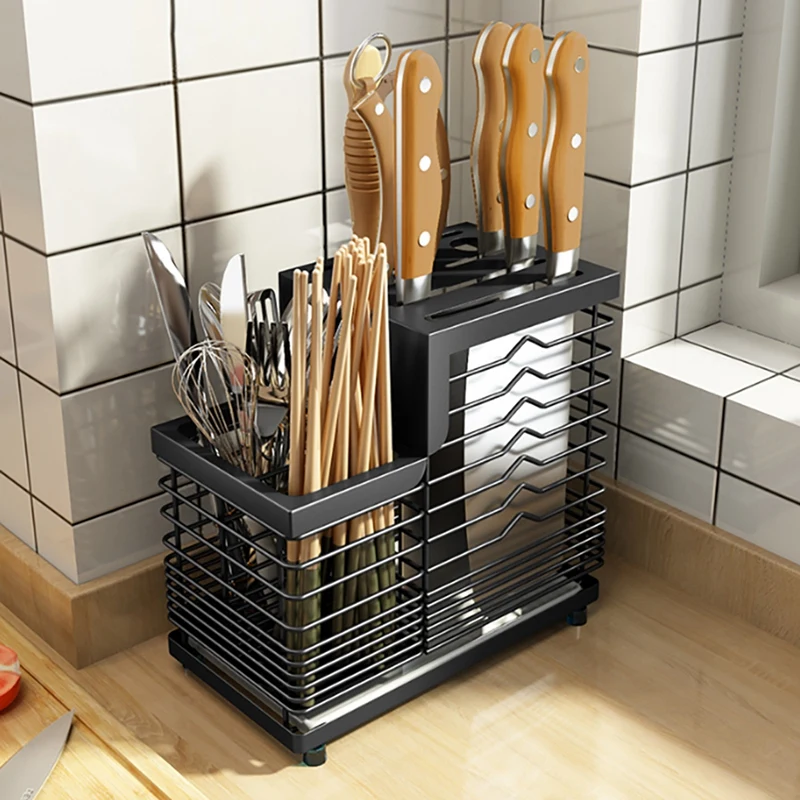1Pcs Stainless Steel Knife Holder Knife Storage Rack Storage Knife Rack Kitchen Chopsticks Integrated Table Knife Base
1Pcs Stainless Steel Knife Holder Knife Storage Rack Storage Knife Rack Kitchen Chopsticks Integrated Table Knife Base