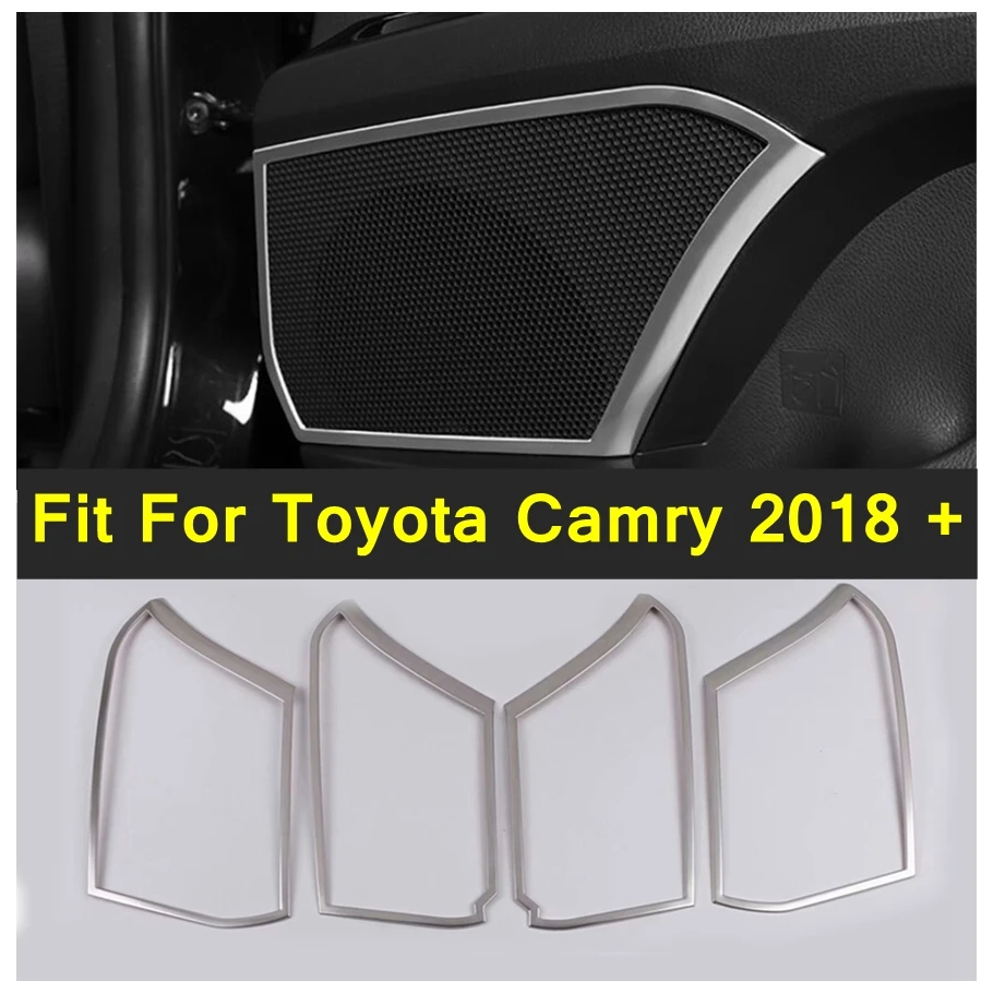 Inner Door Speaker Stereo Sound Cover Decorative Molding Trims 4PCS Fit For Toyota Camry 2018 - 2023 Stainless Steel Accessories
Inner Door Speaker Stereo Sound Cover Decorative Molding Trims 4PCS Fit For Toyota Camry 2018 - 2023 Stainless Steel Accessories