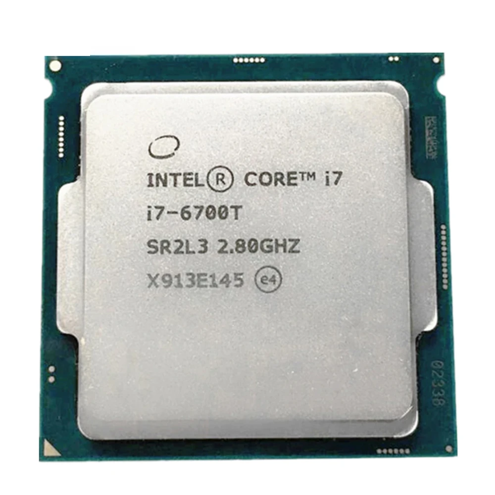 Intel Core i7-6700T i7 6700T 2.8 GHz Quad-core Eight-threaded 35w CPU processor LGA 1151
Intel Core i7-6700T i7 6700T 2.8 GHz Quad-core Eight-threaded 35w CPU processor LGA 1151