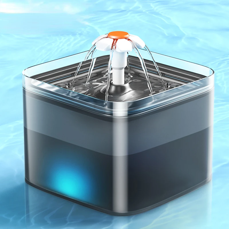New Automatic Cat Water Fountain Filter Indoor 2L LED Drinker for Cat Water Dispenser Pet Drinking Fountain for Cats Feeder 
New Automatic Cat Water Fountain Filter Indoor 2L LED Drinker for Cat Water Dispenser Pet Drinking Fountain for Cats Feeder