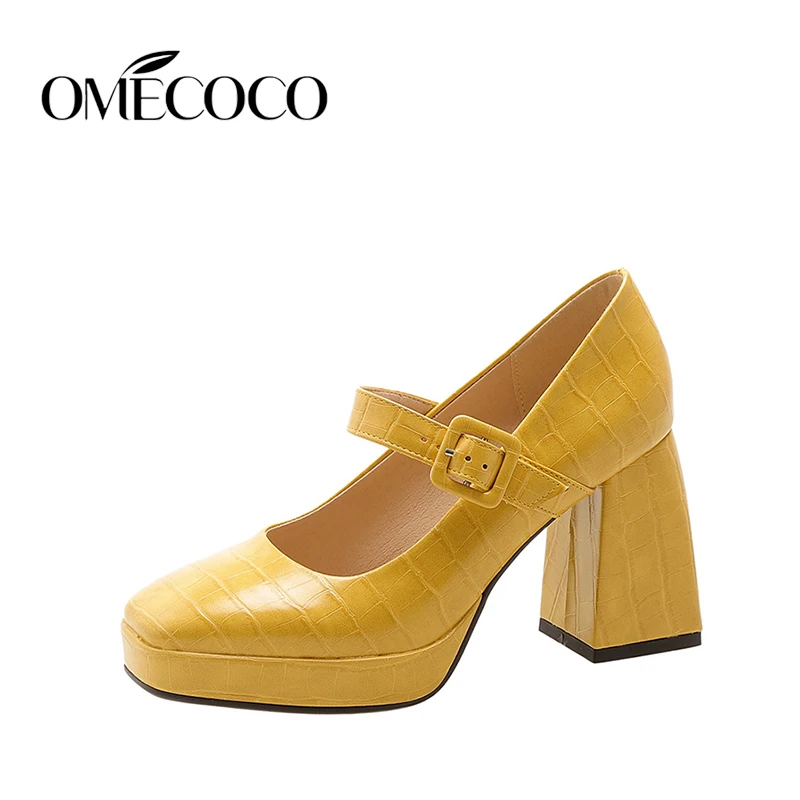 Женские туфли на высоком каблуке, демисезонные классические туфли на толстой подошве с пряжкой, на высоком каблуке
Женские туфли на высоком каблуке, демисезонные классические туфли на толстой подошве с пряжкой, на высоком каблуке