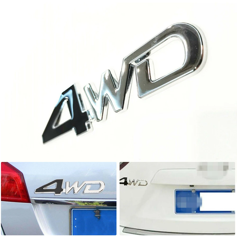 3D Metal Emblem Car Tail Trunk Side Fender Badge Decal 4WD Logo Sticker Black Car Accessories High-quality Exterior Stickers
3D Metal Emblem Car Tail Trunk Side Fender Badge Decal 4WD Logo Sticker Black Car Accessories High-quality Exterior Stickers