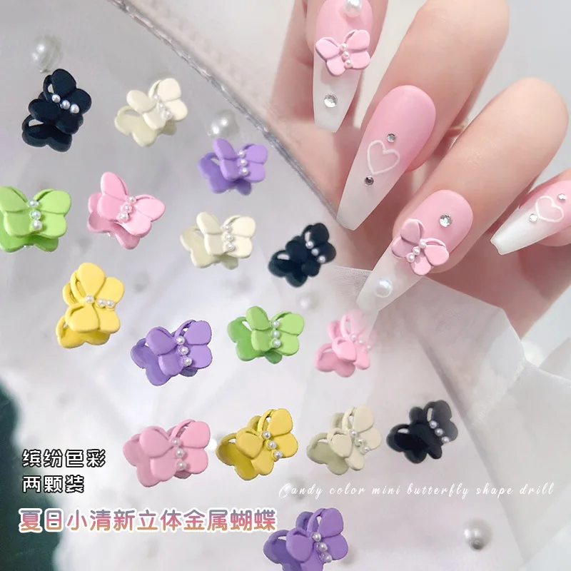 10Pcs Stereoscopic Butterfly Diamonds for Summer Nail Art Small Fresh Metallic Paint Texture Nail Art Accessories
10Pcs Stereoscopic Butterfly Diamonds for Summer Nail Art Small Fresh Metallic Paint Texture Nail Art Accessories