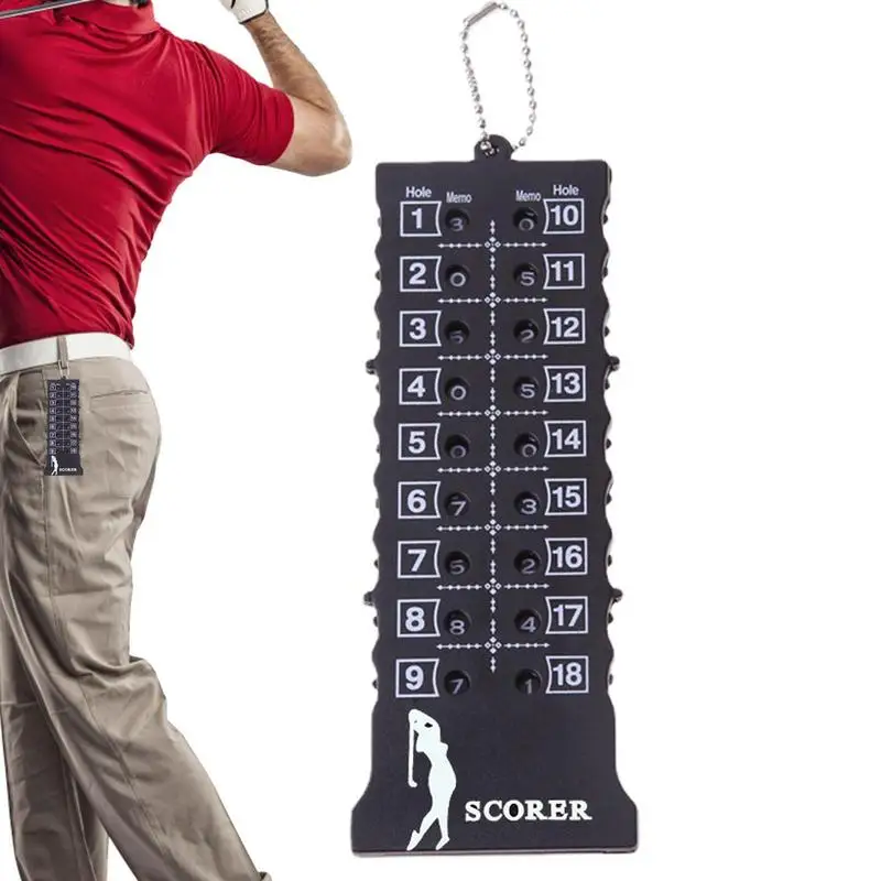 18 Hole Golf Stroke Putt Score Card Counter Golf Score Indicator With Key Chain Environmental Golf Score Counter
18 Hole Golf Stroke Putt Score Card Counter Golf Score Indicator With Key Chain Environmental Golf Score Counter