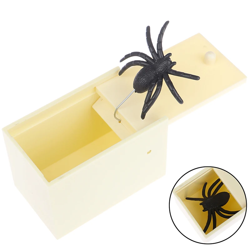 New and Strange Manipulative Toy Crazy Funny Prank Spider Scare Box Halloween Decorations Trick or Treat Joke Toys
New and Strange Manipulative Toy Crazy Funny Prank Spider Scare Box Halloween Decorations Trick or Treat Joke Toys
