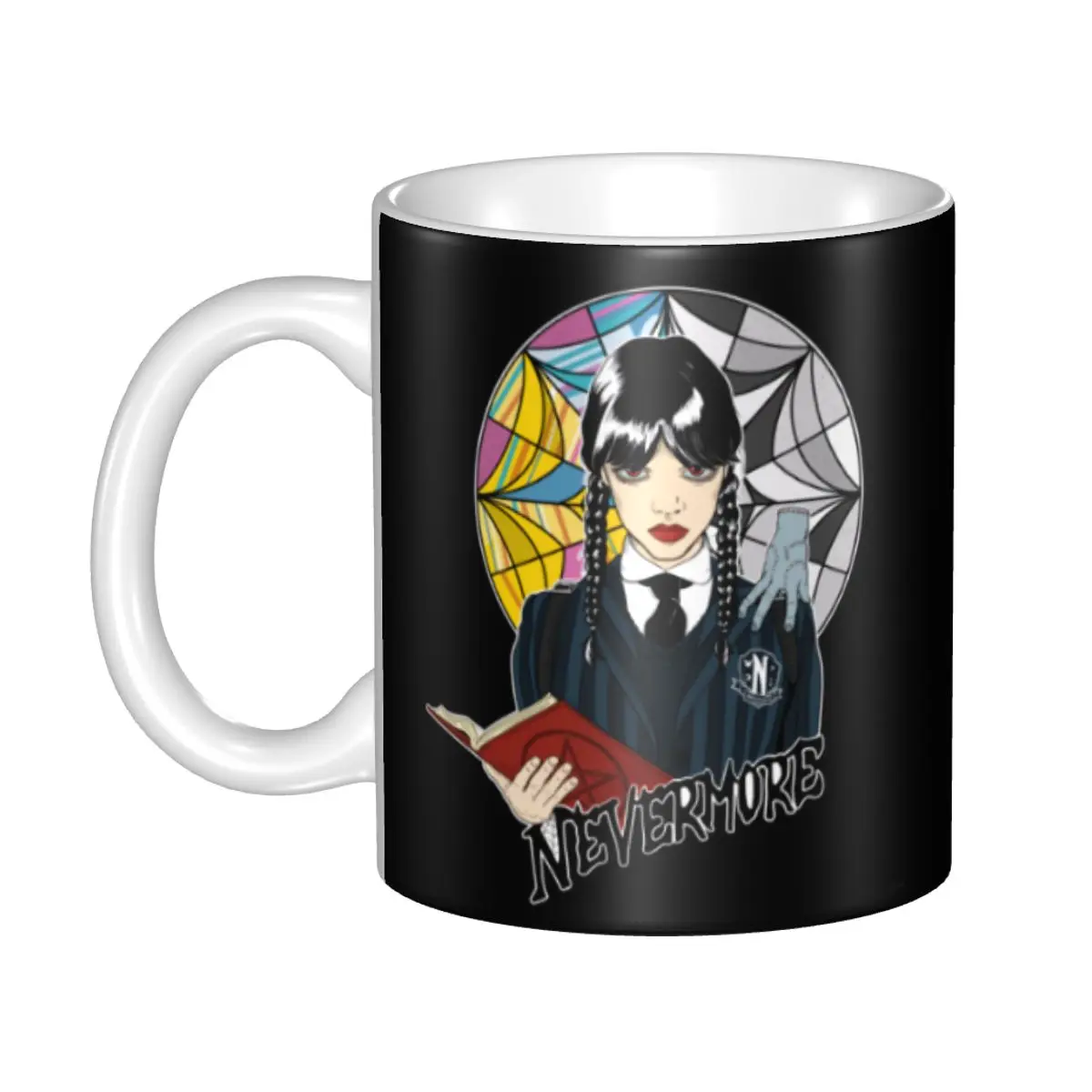 Готическая забавная кофейная кружка на Хэллоуин среда Аддамс Сделай Сам Персонализированная керамическая кружка креативный подарок
Готическая забавная кофейная кружка на Хэллоуин среда Аддамс Сделай Сам Персонализированная керамическая кружка креативный подарок