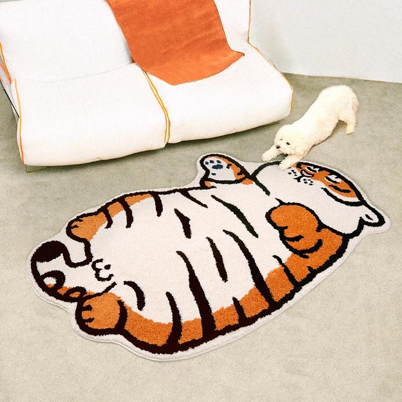 Chinese New Year Decorations 2022 Tiger Plush Bedroom Tufting Children's Room Cloakroom Cute Floor Mat
Chinese New Year Decorations 2022 Tiger Plush Bedroom Tufting Children's Room Cloakroom Cute Floor Mat