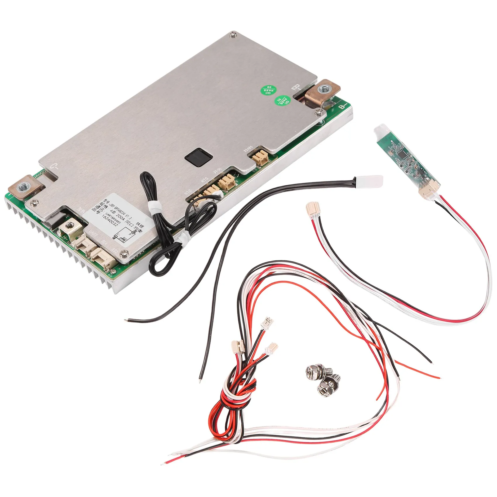 Smart BMS 4S Lifepo4 200A Bluetooth Heating Function UART RS485 Lithium Battery Balance Board BMS with Blancer(B)
Smart BMS 4S Lifepo4 200A Bluetooth Heating Function UART RS485 Lithium Battery Balance Board BMS with Blancer(B)