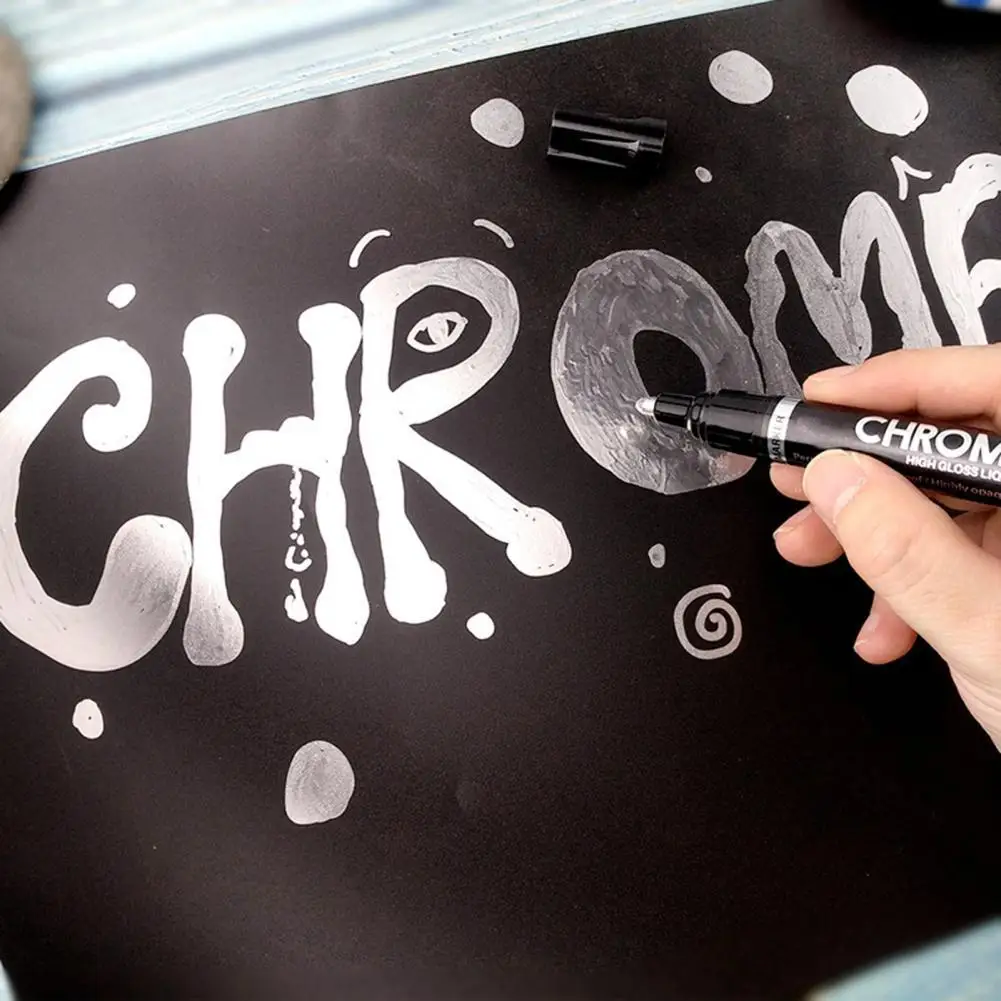 Amazing Silver Color Weather-resistant Chrome Plated Marker Pen for Paper 
Amazing Silver Color Weather-resistant Chrome Plated Marker Pen for Paper