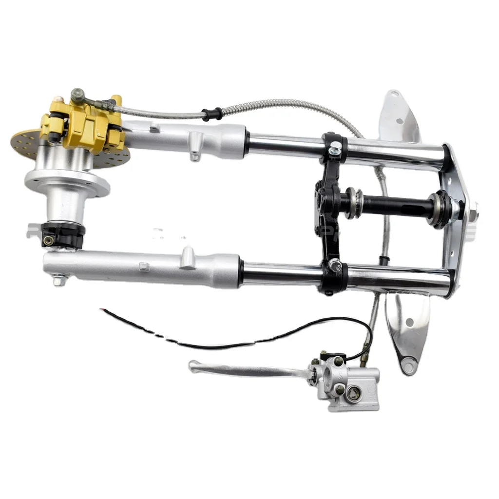 Motorcycle front fork with brake caliper disc assembly for Honda Monkey bike Z50 accessories spare parts
Motorcycle front fork with brake caliper disc assembly for Honda Monkey bike Z50 accessories spare parts