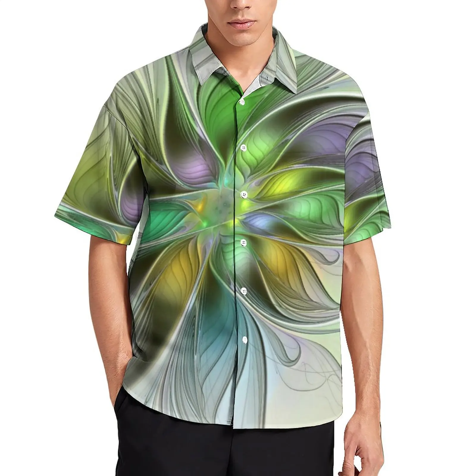Fantasy Flower Casual Shirt Colorful Abstract Floral Beach Loose Shirt Hawaiian Y2K Blouses Short-Sleeve Pattern Oversized Tops
Fantasy Flower Casual Shirt Colorful Abstract Floral Beach Loose Shirt Hawaiian Y2K Blouses Short-Sleeve Pattern Oversized Tops