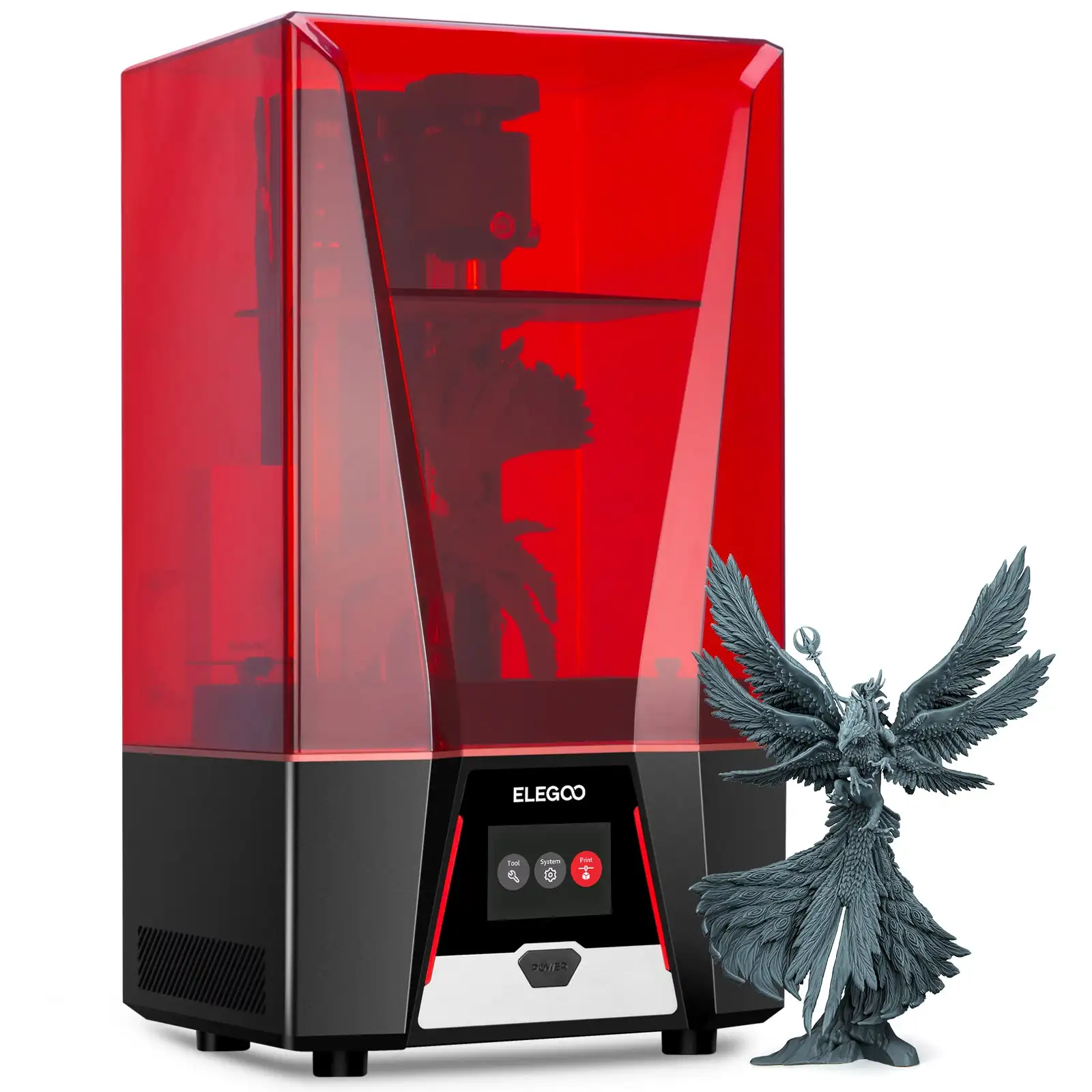 

ELEGOO SATURN 2 Mono MSLA 3D Printer UV Resin Photocuring 8K LCD 3D Printer 10'' 8K LCD Printing Size 219*123*250mm