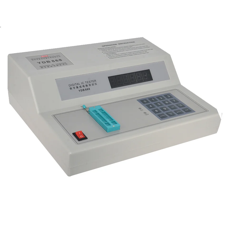 Upgrade Digital IC Tester Integrated Circuit Off Line Measuring-testing Instrument Desktop IC Chip Component Checking Machine
Upgrade Digital IC Tester Integrated Circuit Off Line Measuring-testing Instrument Desktop IC Chip Component Checking Machine