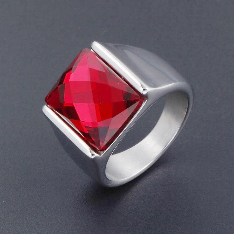 Punk Zircon Stainless Steel Ring for Women Luxurious Atmosphere Widening Ring for Man Fashion Personalized Jewelry 2022 New
Punk Zircon Stainless Steel Ring for Women Luxurious Atmosphere Widening Ring for Man Fashion Personalized Jewelry 2022 New