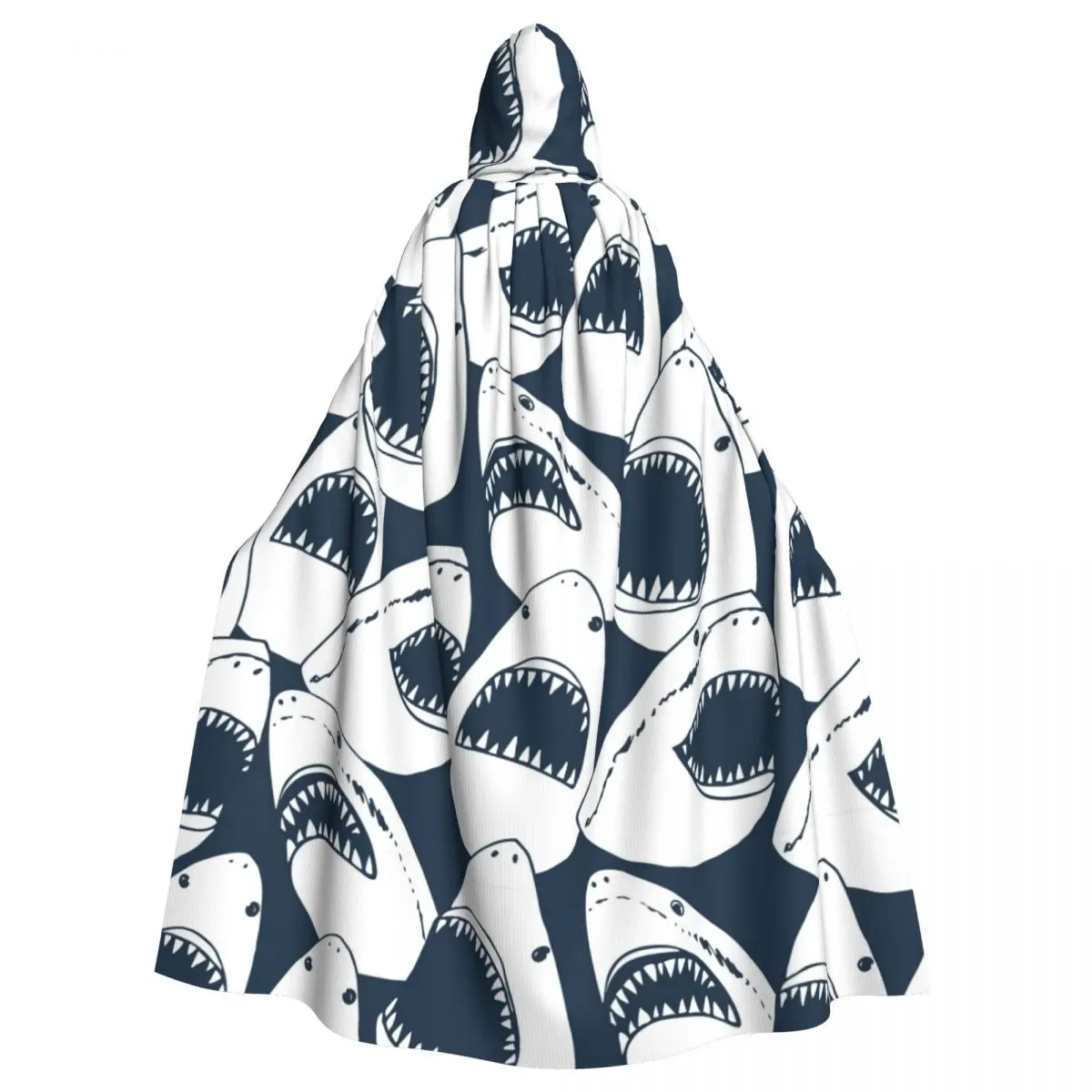 Hooded Cloak Polyester Unisex Witch Cape Costume Accessory Angry Shark Head Open Mouth Elf Purim
Hooded Cloak Polyester Unisex Witch Cape Costume Accessory Angry Shark Head Open Mouth Elf Purim