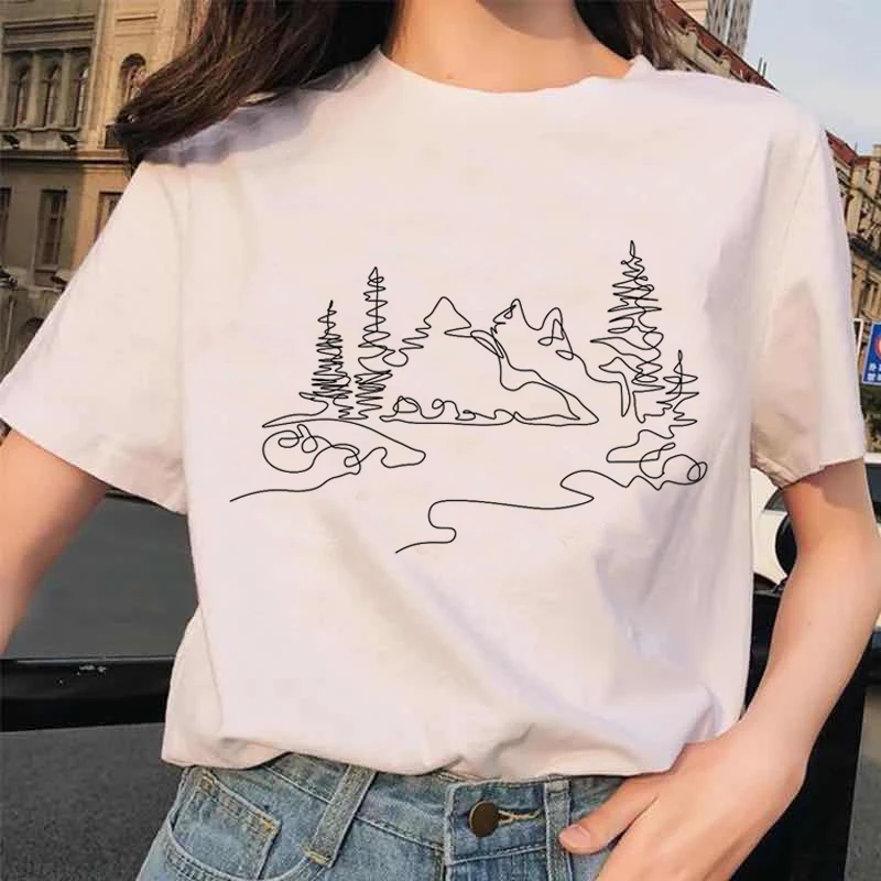 Women Short Sleeve Camping Clothing Fashion Cartoon Summer Lady Print Tee Graphic T Top Female Tshirts Clothes T-Shirt
Women Short Sleeve Camping Clothing Fashion Cartoon Summer Lady Print Tee Graphic T Top Female Tshirts Clothes T-Shirt
