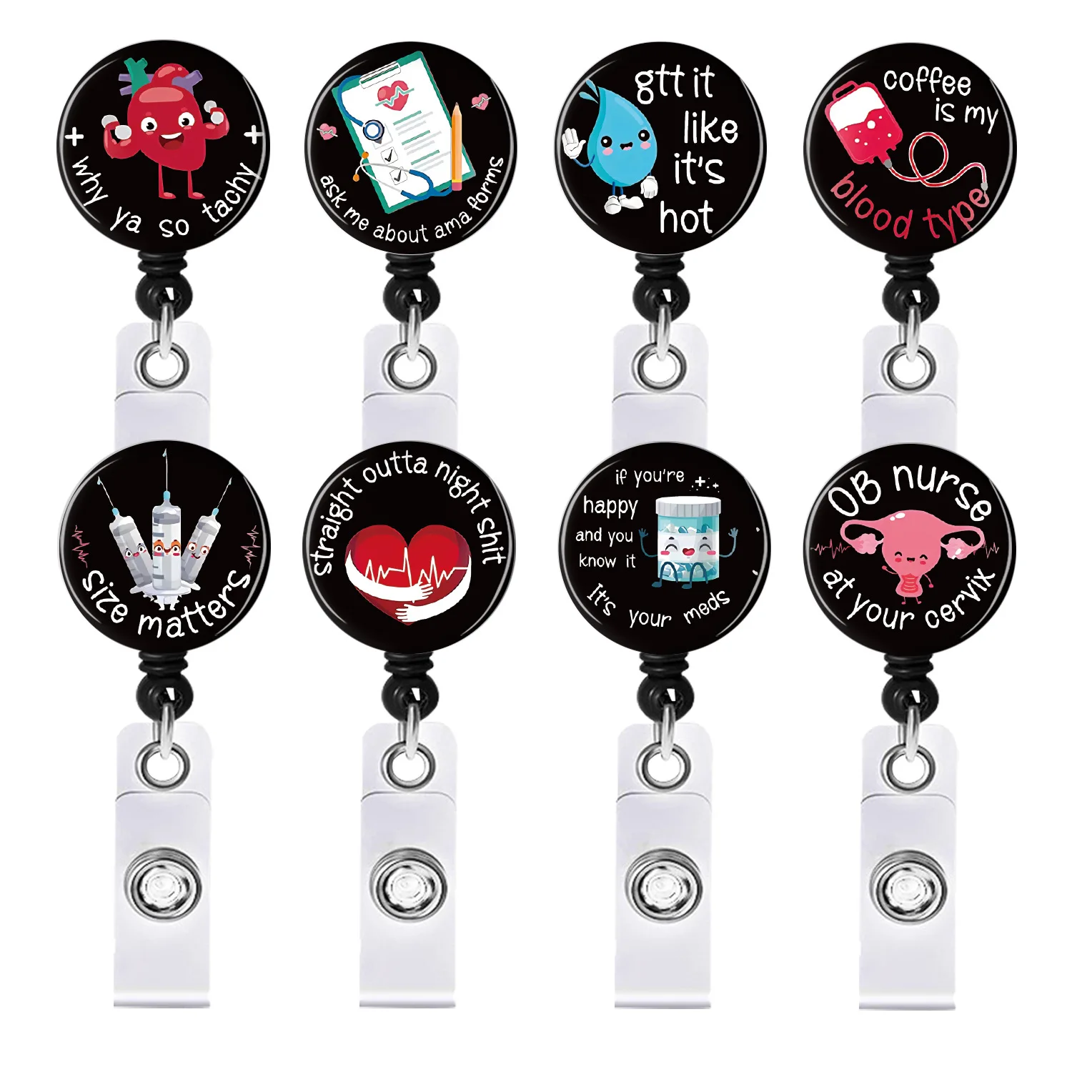 Creative Retractable Badge Reel Radiology Badge Reel Holder Badge Reel Nurse Doctor Student Card Reel Clip Office Supplies
Creative Retractable Badge Reel Radiology Badge Reel Holder Badge Reel Nurse Doctor Student Card Reel Clip Office Supplies