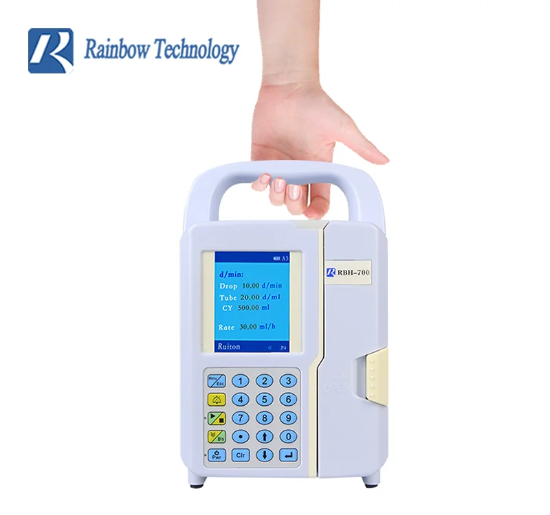 Manufacturer Supplies Hospital Clinical Smart Infusion Pump Electric Medical Portable Infusion Pumps
Manufacturer Supplies Hospital Clinical Smart Infusion Pump Electric Medical Portable Infusion Pumps