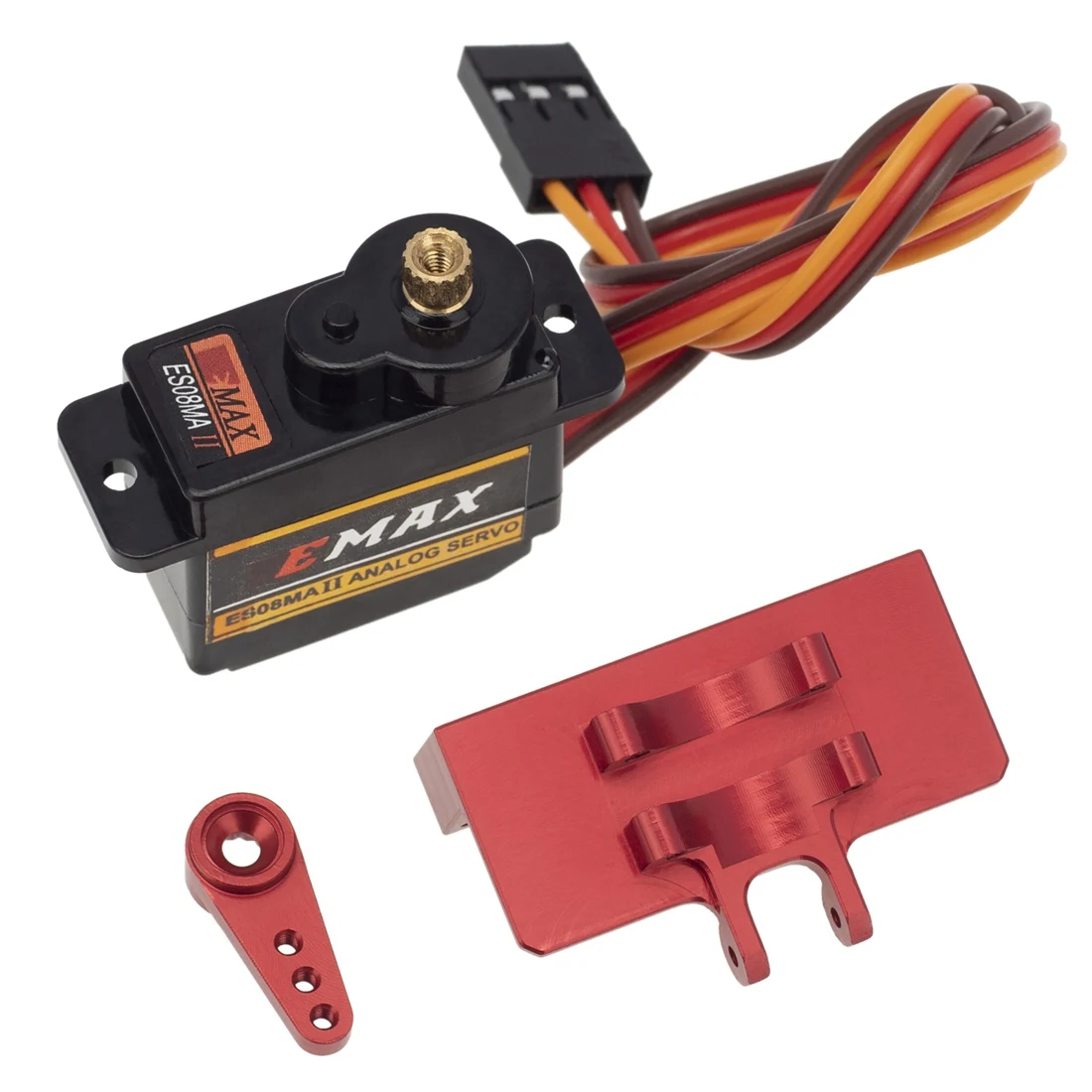 ES08MAII RC Steering Servo with Servo Mount Bracket and Servo Arm for Axial SCX24 1/24 RC Crawler Car Upgrade Parts,1
ES08MAII RC Steering Servo with Servo Mount Bracket and Servo Arm for Axial SCX24 1/24 RC Crawler Car Upgrade Parts,1