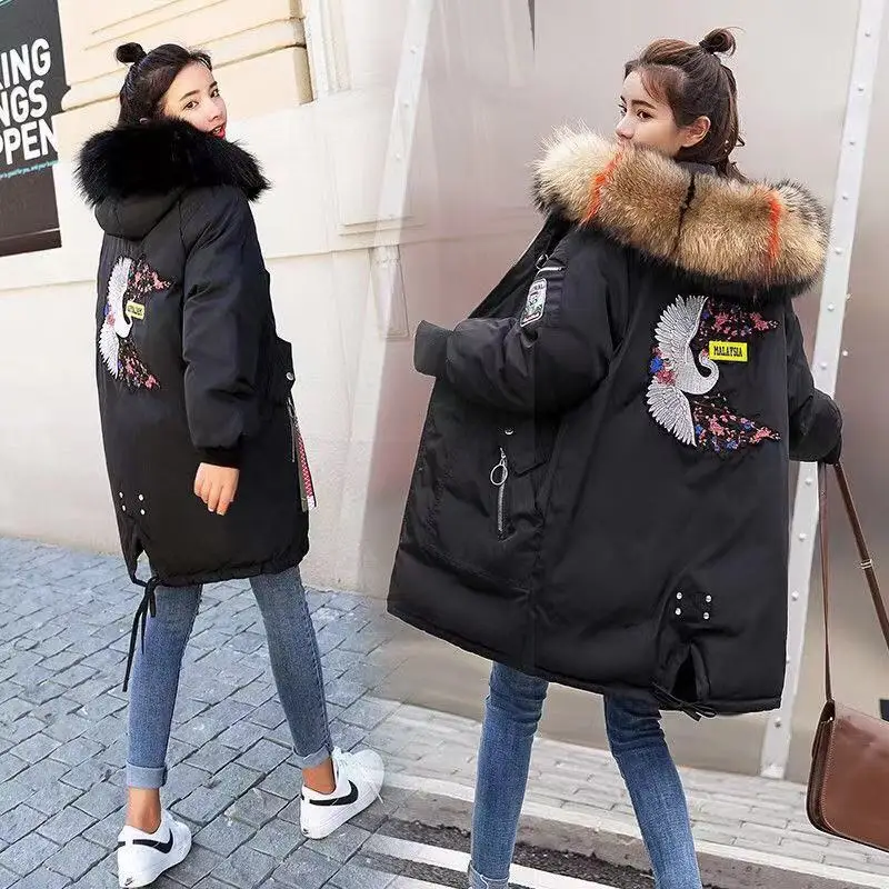 Down padded jacket women's 2022 New Ins Pie To Overcome Cotton Jacket Women's Mid-Length Winter Large Size Thick Bread Jacket
Down padded jacket women's 2022 New Ins Pie To Overcome Cotton Jacket Women's Mid-Length Winter Large Size Thick Bread Jacket