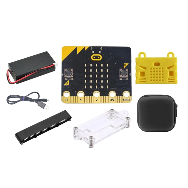 BBC Micro:Bit Starter Kit программируемая обучающая макетная плата чехол для аккумулятора + терминальный разъем + сумка для хранения
BBC Micro:Bit Starter Kit программируемая обучающая макетная плата чехол для аккумулятора + терминальный разъем + сумка для хранения