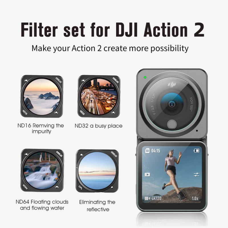 STARTRC DJI Action 2 набор фильтров CPL GND 16 градиентный ND16 ND32 ND64 ND фильтр УФ Защитный Объектив Магнитная фотография
STARTRC DJI Action 2 набор фильтров CPL GND 16 градиентный ND16 ND32 ND64 ND фильтр УФ Защитный Объектив Магнитная фотография