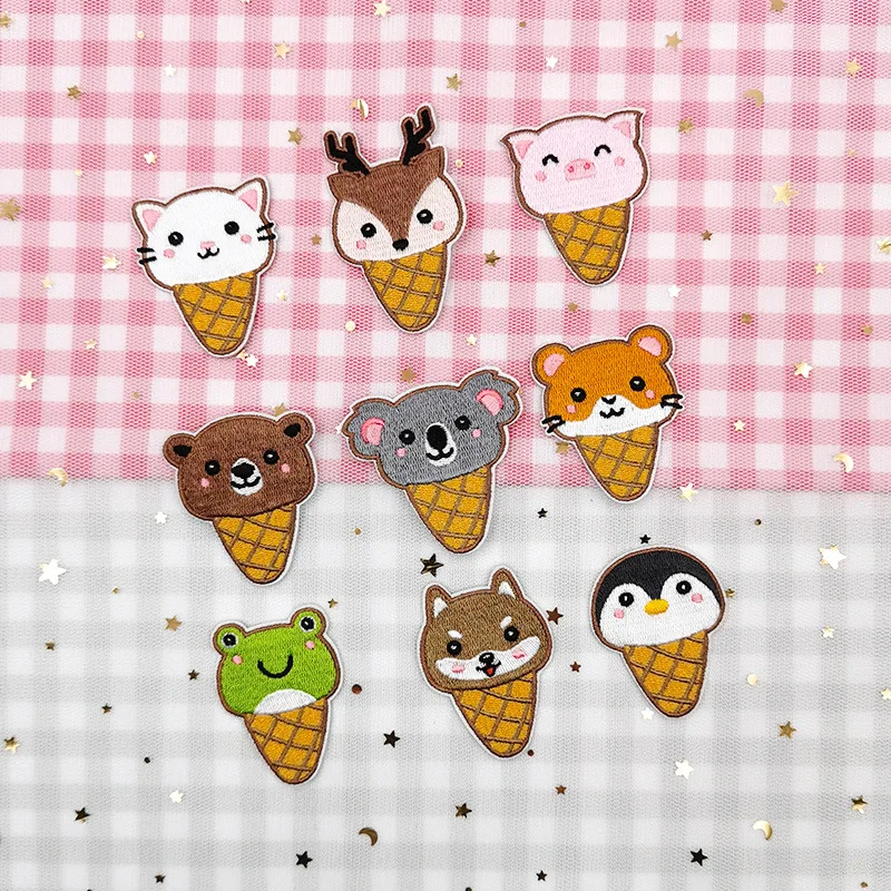 Вышитые тканевые наклейки «мороженое» с милыми животными, декоративные нашивки «сделай сам» для футболок, джинсов, сумок, термонаклейки для одежды
Вышитые тканевые наклейки «мороженое» с милыми животными, декоративные нашивки «сделай сам» для футболок, джинсов, сумок, термонаклейки для одежды