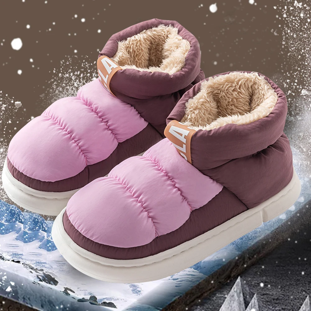 Soft Cloud Cotton Shoes Comfortable Warm Short Boots Anti Slip Flat Cotton Slippers Thermal Household Supplies
Soft Cloud Cotton Shoes Comfortable Warm Short Boots Anti Slip Flat Cotton Slippers Thermal Household Supplies