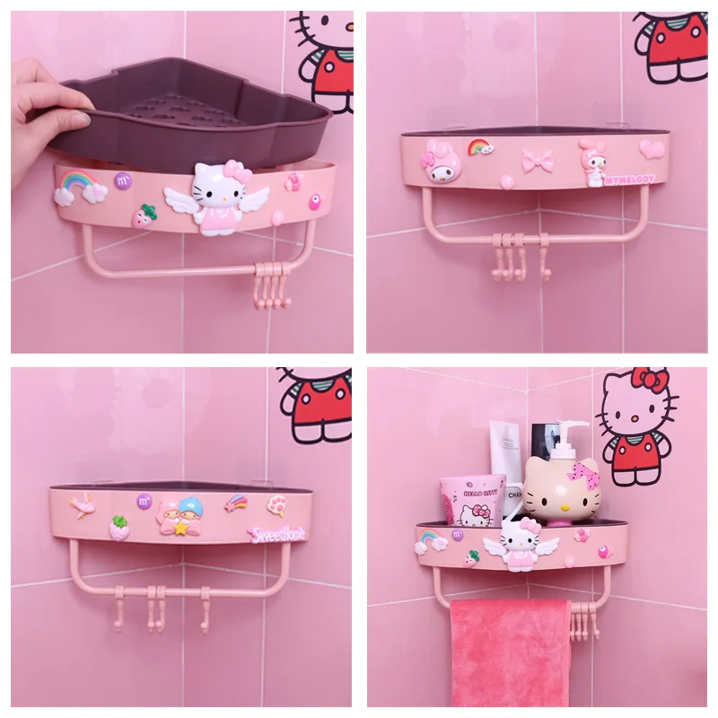 Kawaii Sanrioed аниме периферия My Melody Hello Kittys маленькие двойные звезды мультфильм милый стеллаж для ванной настенный стеллаж для хранения
Kawaii Sanrioed аниме периферия My Melody Hello Kittys маленькие двойные звезды мультфильм милый стеллаж для ванной настенный стеллаж для хранения
