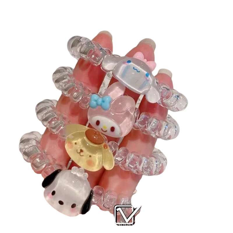 Kawaii Sanrio series My melody cinnamon Japanese Anime cute cartoon ins Telephone line hair ring student Christmas birthday gift
Kawaii Sanrio series My melody cinnamon Japanese Anime cute cartoon ins Telephone line hair ring student Christmas birthday gift