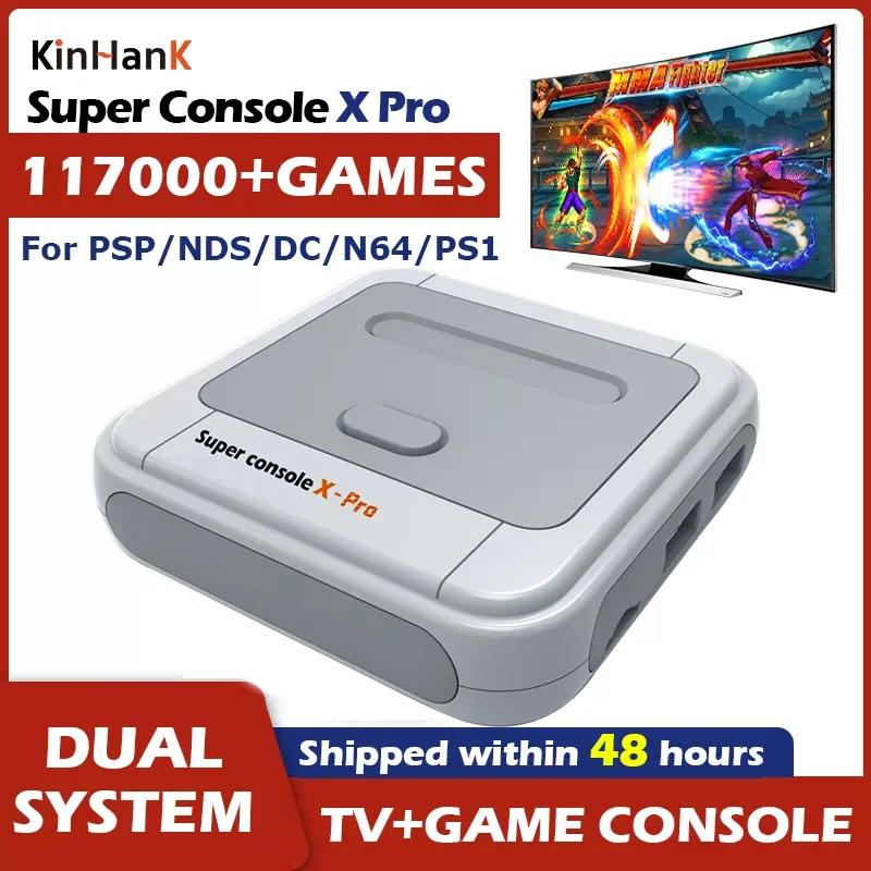 NEW2023 супер консоль X Pro Ретро видео игровая консоль встроенные 50 + эмуляторы 117000 + игр для PSP/PS1/N64/DC 4K HD TV BOX с Co
NEW2023 супер консоль X Pro Ретро видео игровая консоль встроенные 50 + эмуляторы 117000 + игр для PSP/PS1/N64/DC 4K HD TV BOX с Co