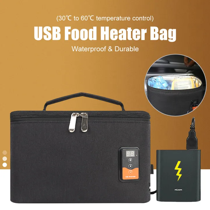 Universal Car Food Heater Bag USB Electric Heating Bag 5V Car Travel Camping Portable Lunch Box Heater Bag Auto Accessories
Universal Car Food Heater Bag USB Electric Heating Bag 5V Car Travel Camping Portable Lunch Box Heater Bag Auto Accessories