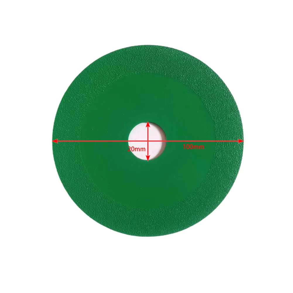 1pcs Glass Cutting Disc Ultra-thin Saw Blade Ceramic Crystal Jade Wine Bottle Sharp Brazing Polishing For 100 Type Angle Grinder
1pcs Glass Cutting Disc Ultra-thin Saw Blade Ceramic Crystal Jade Wine Bottle Sharp Brazing Polishing For 100 Type Angle Grinder