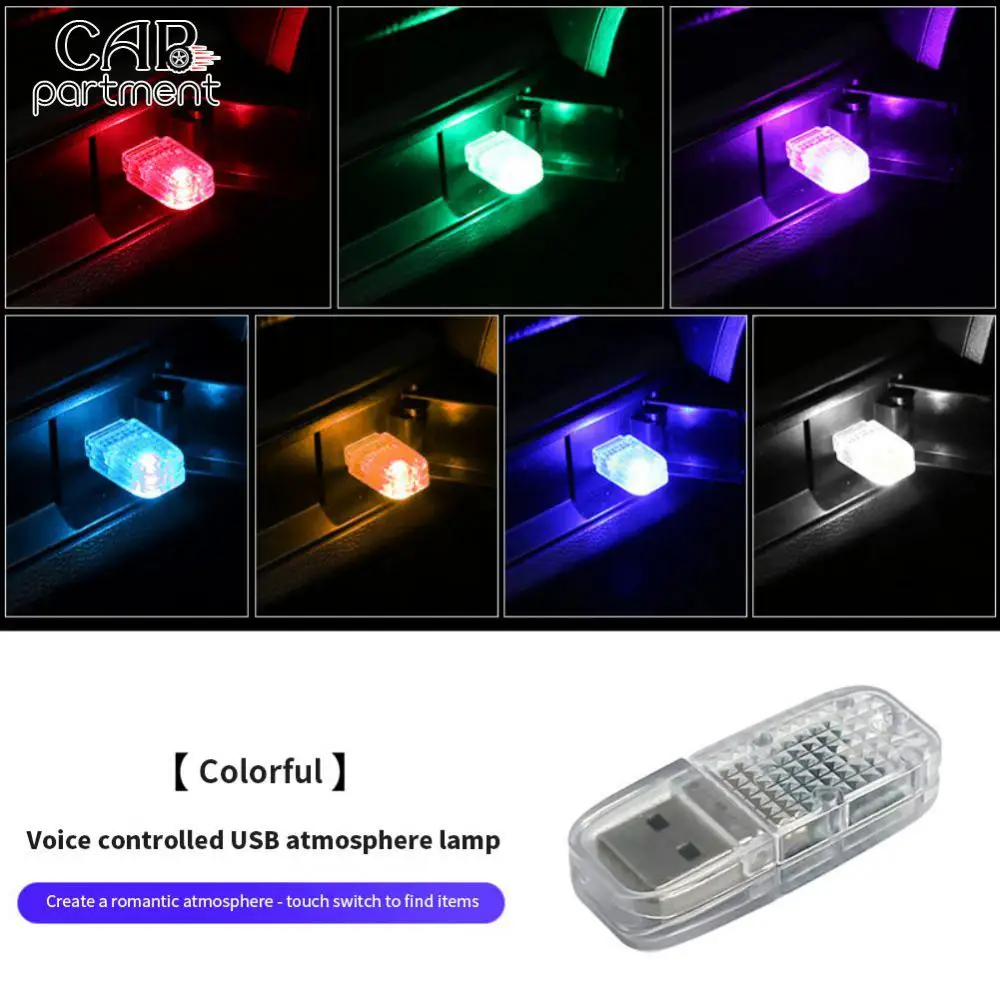 Universal Car Atmosphere Light Mini Usb Touch Light Durable 7 Colors Usb Car Ambient Light Car Interior Accessories
Universal Car Atmosphere Light Mini Usb Touch Light Durable 7 Colors Usb Car Ambient Light Car Interior Accessories