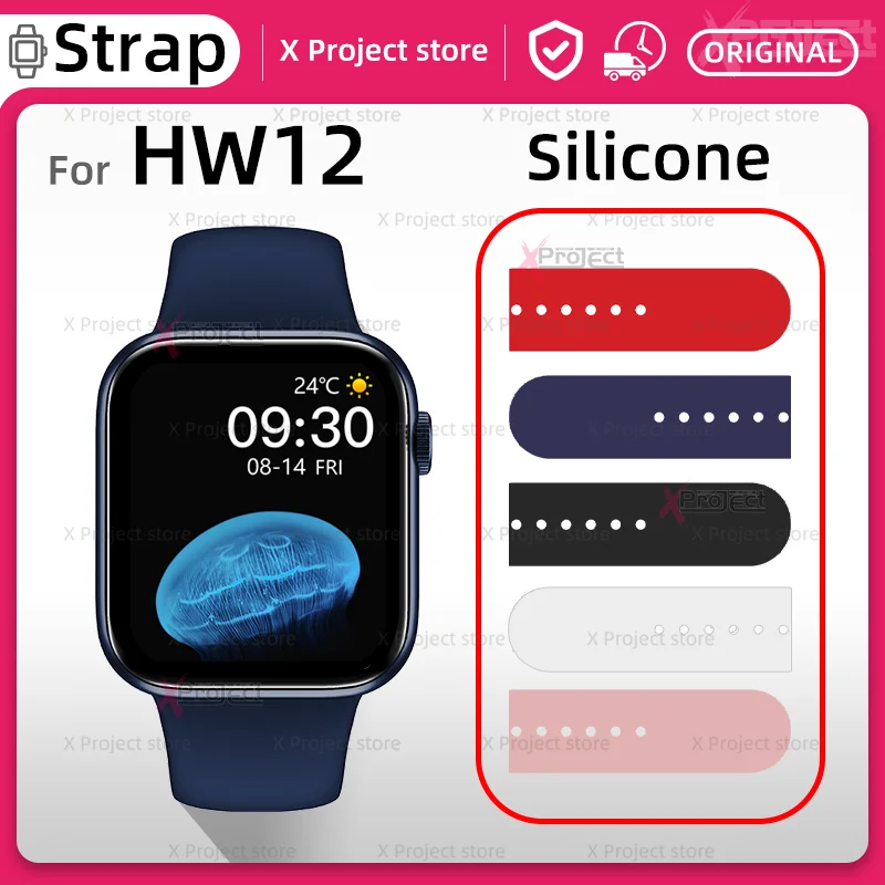 HW12 Silicone Strap for Smart Watch Band Series 6 Smartwatch Bracelet Watchband Men Women Wristbands pk 38mm 40mm M16 PLUS
HW12 Silicone Strap for Smart Watch Band Series 6 Smartwatch Bracelet Watchband Men Women Wristbands pk 38mm 40mm M16 PLUS