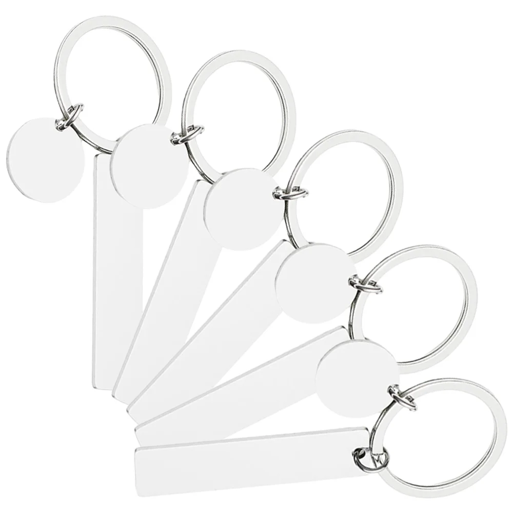 5 Pcs Key Rings DIY Blank Key Ringss Lettering Holders Rectangle Stainless Steel Supply Metal Hanging Tags
5 Pcs Key Rings DIY Blank Key Ringss Lettering Holders Rectangle Stainless Steel Supply Metal Hanging Tags